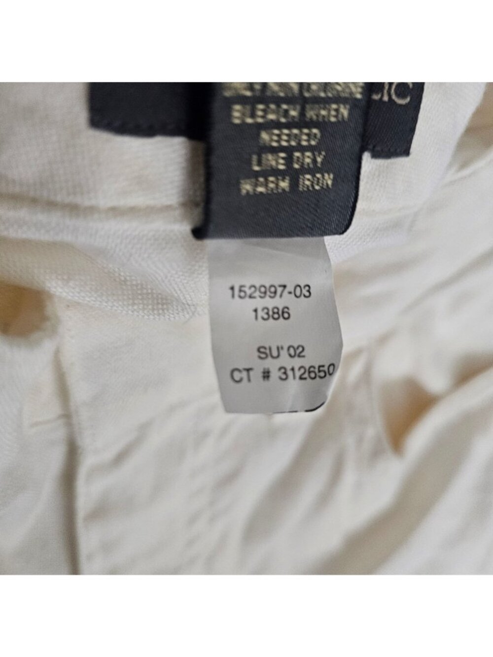 Banana Republic Stretch Cotton-Linen Blend Straight Leg Pants Women's Size 2 - Picture 7 of 11